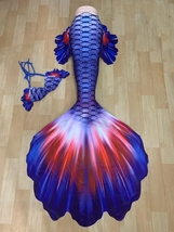 Big Mermaid Tail Swimsuit For Adults Women Free Diving Show Costumes No ... - $85.69