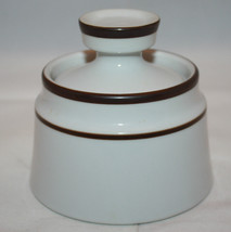 Vintage Noritake Stoneware Tundra Sugar Bowl with Lid Brown Made in Japan Retro - £20.42 GBP