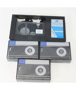 Super VHS Cassette Adapter VHS-C to VHS Popular Mechanics TDK Tapes lot ... - $39.19