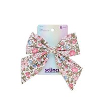 Scunci Kids Bow Snap Clip - Pink Floral - 1pc - $238.94 MXN