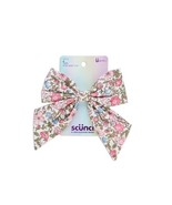 Scunci Kids Bow Snap Clip - Pink Floral - 1pc - $239.38 MXN