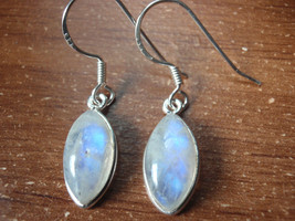 Moonstone Marquise 925 Sterling Silver Dangle Earrings u get exact earrings j21d - £15.81 GBP