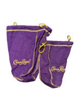 Crown Royal Drawstring Purple Bag Pouch Soft Material LOT - £35.31 GBP