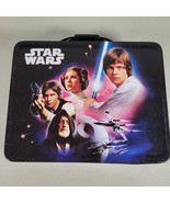 Star Wars Embossed Steel Lunchbox 2010 Tin Box Co 8&quot; x 7&quot; - £11.07 GBP