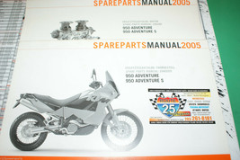 2005 KTM 950 Adventure (S) Spare Parts Manual Engine + Chassis - £11.81 GBP
