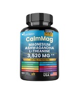 Cortisol Supplement Magnesium Glycinate 250mg L-Theanine 150mg Ashwagand... - $34.52 CAD