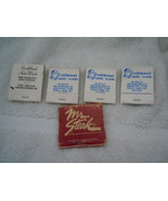Vintage Southland Auto Grand Rapids MI &amp; Mr. Steak Match Books Lot of 5 - $3.99