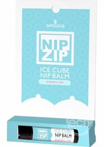 Sensuva Nip Zip Ice Cube Nip Balm Strawberry Mint Flavor - $11.76