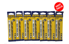 Irwin High Speed Steel  #60520 5/16&quot; Drill Bit  Pack of 7 - £31.14 GBP