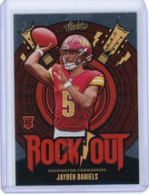 2024 Panini Absolute Rock Out Jayden Daniels Rookie RC #R0-JDS - $4.19 CAD