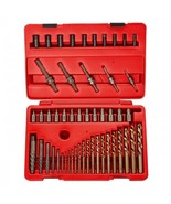 55pc Master Screw Extractor &amp; Left Hand Drill Bit &amp; Guide Set Bolt Stud ... - $1,305.73 MXN