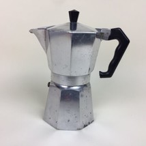 Morenita Aluminum Stovetop Coffee Maker Moka Pot Brewer Holds Approx. 12 oz Used - £19.35 GBP