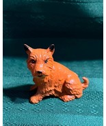 Vintage Plastic Cairn Terrier Dog Figure 1 3/4&quot; Length - $112.71 MXN