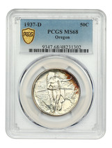 1937-D 50C Oregon PCGS MS68 - £1,795.82 GBP