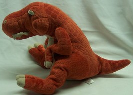 Animal Adventure Soft Orange T-REX Dinosaur 8&quot; Plush Stuffed Animal Toy - £11.87 GBP