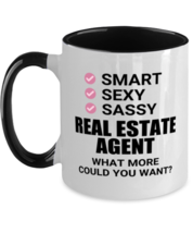 Funny Real Estate Agent Mug - Smart Sexy Sassy What More Could You Want - 11  - £14.19 GBP