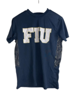 Colosseum Youth FIU Short Sleeve Crew Neck T-Shirt, Navy, Small - $14.84