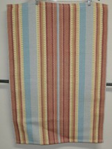 Dash and Albert Striped Wool Rug 2&#39; x 3&#39;, Blue, Brown, Green, Ecru - £34.93 GBP