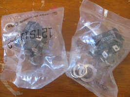 NEW Lot of 2  Micro Switch ON/OFF Toggle Switch Silver Black # 12TS115-2... - £14.90 GBP
