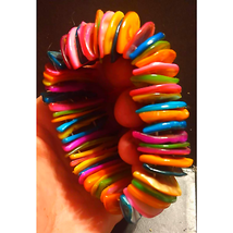 Beautiful~Multi-Colored Shell Bracelet - £13.23 GBP