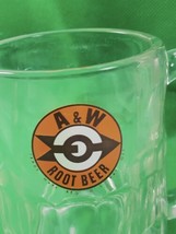 A&amp;W ROOT BEER Vintage GLASS MUG 4.5&quot; Tall Arrow through Bullseye Logo  AW - $8.27