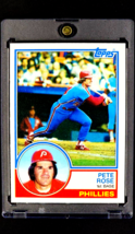 1983 Topps #100 Pete Rose Philadelphia Phillies Baseball Card *Great Con... - £3.90 GBP