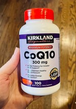 Kirkland Signature CoQ10 300 mg 100 Softgels Exp 7/24 - £16.81 GBP