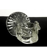 AVON Turkey Figural Votive Candle Holder, Clear Glass, Thanksgiving Home... - $273.31 MXN