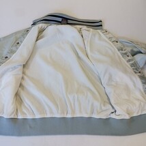 Vtg Aristo Jac By Hilton Chandler Ready Mix Men’s M Gray Satin Baseball Jacket image 11