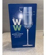 Weight Watchers 2-Piece Portion-Control Champagne Glass Set (SHIPS IN 24... - $77.59 CAD