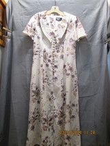 Dawn Joy Fashions Cottage Floral Button Up Maxi Dress, Women&#39;s Size XL - £19.93 GBP