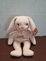 Ty Beanie Babies Hoppity The Pink Rabbit 1996 8 Inch Plush Stuffed Anima... - $9.49