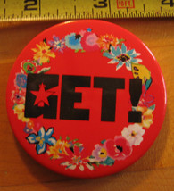 Get! With Red Background Pinback Button - £2.89 GBP