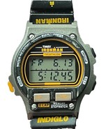 Timex Indiglo Ironman Triathlon Watch, 100m WaterResist 1990s 8 Lap NEW ... - €52,21 EUR