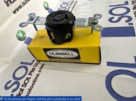 Hubbell HBL4560 L6-15R Twist-Lock AC Receptacle Brand new lot of 8 in box - $98.01