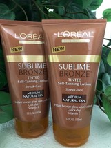 L&#39;Oreal Paris Sublime Bronze Tinted Self-Tanning Lotion- MEDIUM  - 5 FL OZ  - $15.00