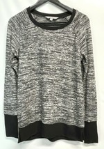 Harmony &amp; Balance Sweater Top Lightweight All Seasons Gray, Black NEW S,M - $25.79