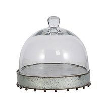 A&amp;B Home Rustic Glass Dome with Stand, 10.5 X 10-Inch (Discontinued by M... - £43.42 GBP