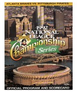 ORIGINAL Vintage 1992 NLCS Program Atlanta Braves Pittsburgh Pirates - $19.79