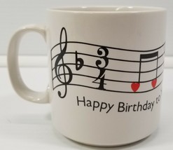 AG) Vintage &quot;Happy Birthday to You&quot; Russ Berrie &amp; Co. Coffee Tea Mug - $9.89