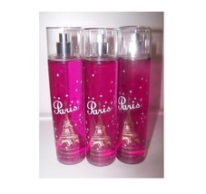 3 Bath &amp; Body Works Paris Pink Champagne &amp; Tulips Fine Fragrance Mist 8 ... - £22.82 GBP