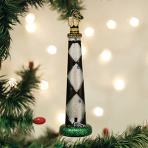 Old World Christmas Cape Lookout Lighthouse Glass Christmas Ornament 20128 - £14.29 GBP
