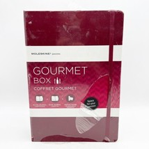 MOLESKINE GIFT BOX GOURMET 7”X 10.25”Recipe And Wine journal Plus Tastin... - £47.17 GBP