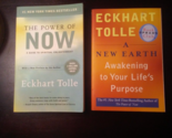 Eckhart Tolle books The Power of Now &amp;A New Earth - $9.49