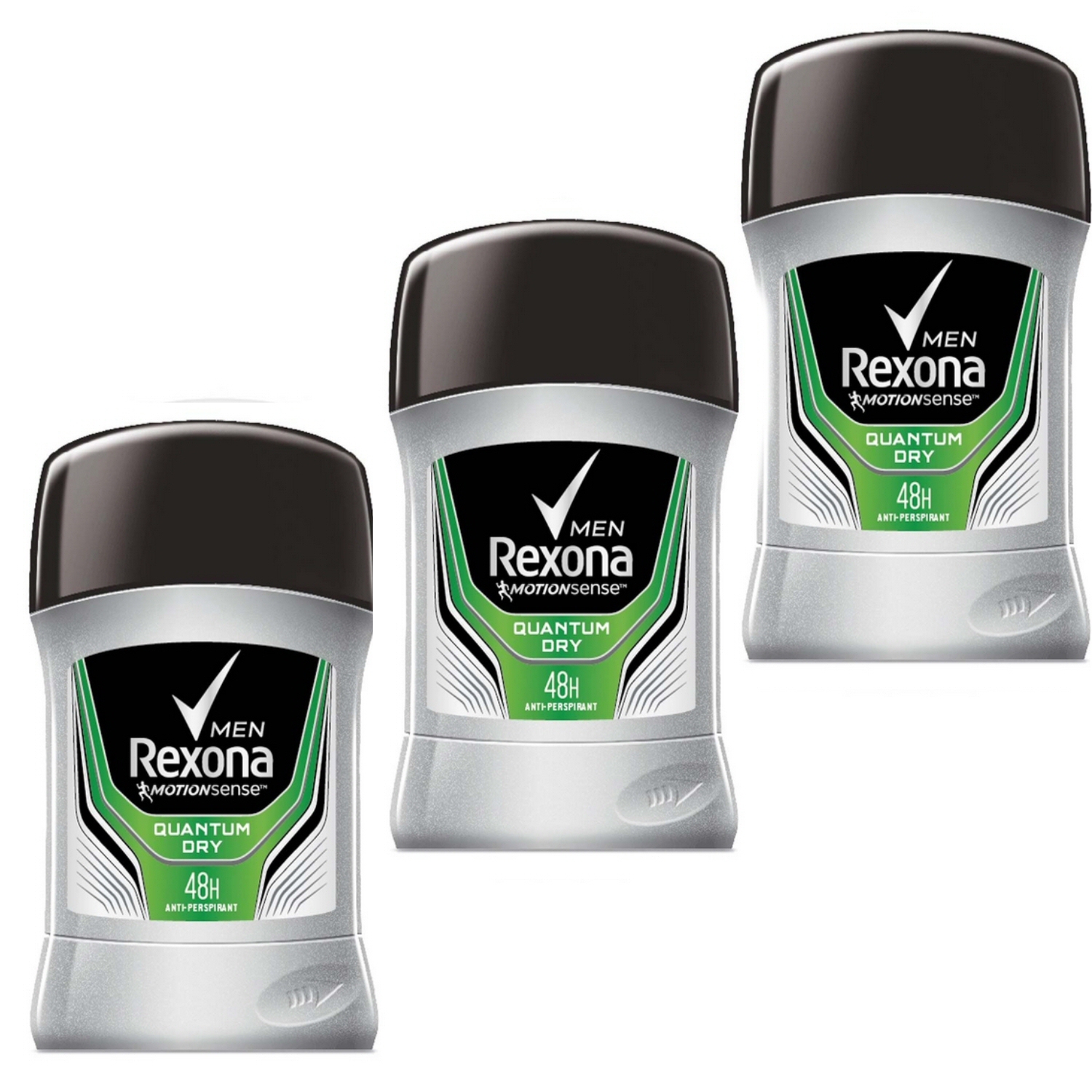 3 PACK Rexona Men Quantum Dry Antiperspirant stick for men 50 ml - $29.99