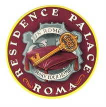 Residence Palace Luggage  Baggage Label Rome Italy - £10.90 GBP