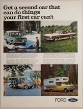1970 Print Ad Ford Pickup Truck Camper,Bronco,Ranchero Full Size Window Van - $17.65