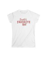 Christmas Women&#39;s Tee with &quot;Santa&#39;s Favorite Ho!&quot; - Funny Holiday Shirt,... - €11,76 EUR+