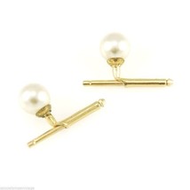 Cufflinks Faux Pearl  Unisex 1940S Vintage Mens Vintage Jewelry - $23.76