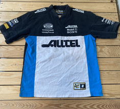 Vintage chase authentics Drivers Line M Alltel Racing shirt Size M Black Blue K3 - £30.13 GBP